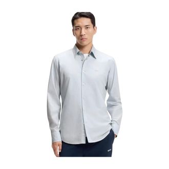 Boss Orange by Hugo Boss Heren, Overhemden, Grijs, Maat: M