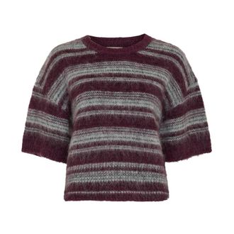Moss Copenhagen Lycie 2/4 Pullover STP - Dames - Truien - Paars - Maat: Xs/S Wol