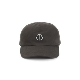 Moncler Dark Grey Logo Baseball Hat
