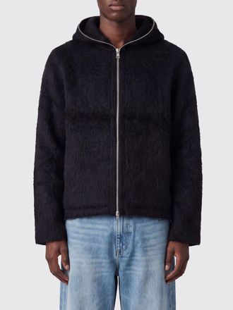 Our Legacy Short Hooded Zip-Up Coat in Wool and Alpaca Blend
