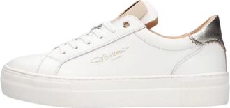 Fred De La Bretoniere Schoenen, Dames, Wit, 42 EU, Leer, Storm Isa Sneakers