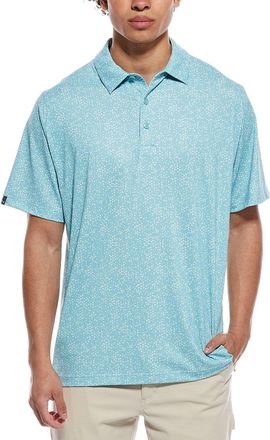 Callaway All Over Chevron Printed Polo Shirt