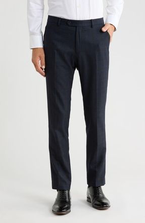 Tommy Hilfiger Wool Dress Pants in Navy/Brown at Nordstrom Rack, Size 30 X 30