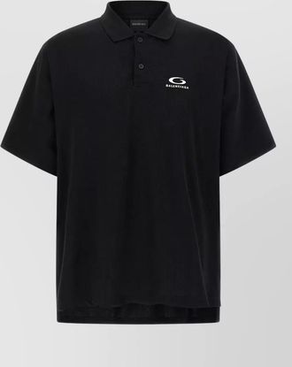 Balenciaga cotton laurel classic polo shirt