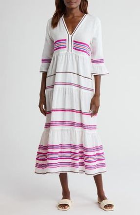 Lemlem Hawi Flutter Dress in Zelele Orchid at Nordstrom Rack, Size Medium