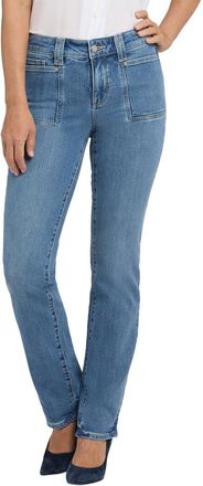 NYDJ Nydj Petite Marilyn Bastille Sea Straight Leg Jean