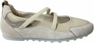 Paul Green Womens Dynamic Fit Flat Sneakers In Shell Biscuit Combo