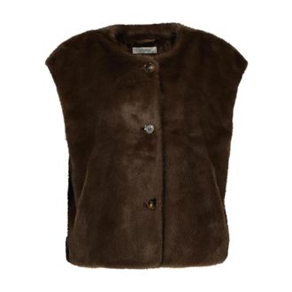 Jcsophie Promise Vest - Dames - Bodywarmers - Bruin - L - Polyester - Jassen