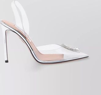 Aquazzura crystal embellished pointed toe pumps
