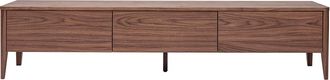 Miliboo Miliboo - Mueble Tv Vintage De Nogal Con 3 Cajones 180 Cm Benja