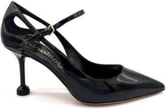 Ninalilou Zwarte lakleren hakken 7cm - Dames - Pumps - Zwart - 40 EU - Leer - Schoenen