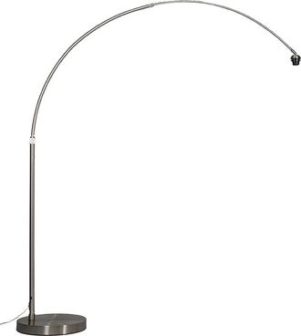 QAZQA Cl&aacute;sico/antiguo L&aacute;mpara De Arco Moderna De Acero Regulable Sin Pantalla Acero Alargada Adecuado Para Led Max. 1 X 60 Watt - Qazqa
