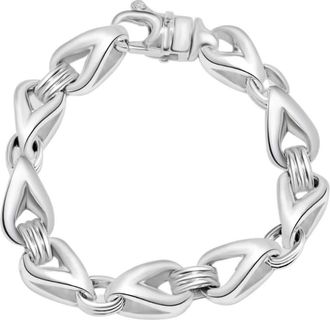 Pompeii3 Mens 14k Gold (160gram) or Platinum (257gram) 13.5mm Link Bracelet 9