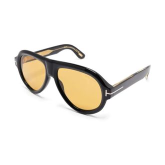 Tom Ford Ft1225 01E Sunglasses - male - Tom Ford - Sunglasses - Black - 59 MM - Accessories