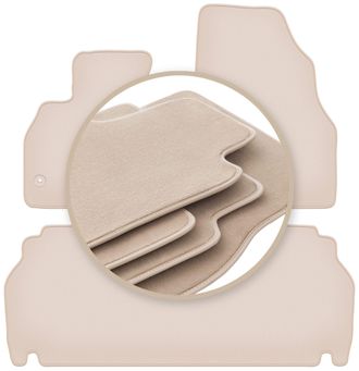 OEM Alfombrillas Premium Beige Para: Renault Kangoo Express Kombivan 2021