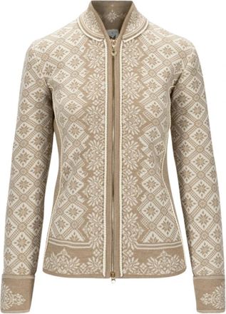 Dale of Norway Christiania Fem_R Cardigan - Dames - Vesten - Beige - L - Wol - Truien & Vesten