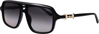 Gucci Gg2052S Zonnebril - unisex - Accessoires - Zwart - Maat: 55 MM