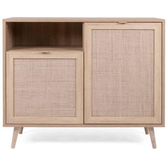 Les Tendances Les Tendances - Credenza Bali 01A Rovere Sonoma e Stampa Canna Finori