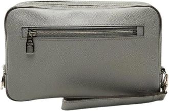 Louis Vuitton Pre-owned Kasai Clutch - Dames - Vintage Clutch - Grijs - ONE Size - Leer - Vintage
