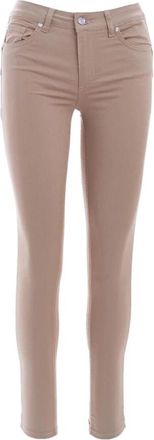 Liu Jo Beige Jeans Broek - Dames - Skinny broeken - Beige - W28 - Broeken