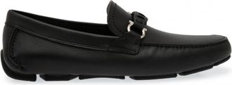 Ferragamo Mens Black Loafers, US Size 5