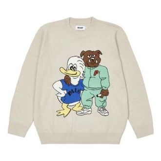 Palace Dog And Duck Knit Cream P22KW069