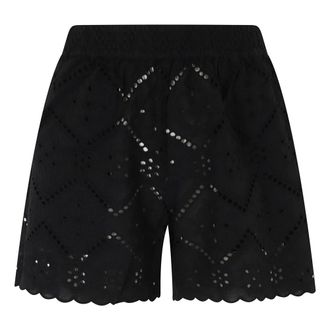 MC2 Saint Barth Short Shorts, female, Black, Size: XS Meave Pull Up Shorts