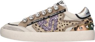 Emanuelle Vee Olivia Sneakers - Dames - Sneakers - Veelkleurig - 38 EU - Leer - Schoenen