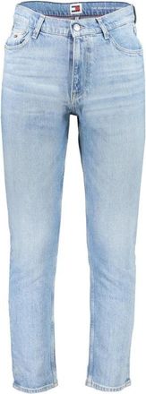 Tommy Hilfiger Geborduurde Logo Regular Tapered Jeans - Heren - Slim Fit Jeans - Blauw - W28 L32 - Katoen - Jeans