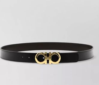 Ferragamo adjustable length belts smooth finish