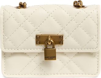 Kurt Geiger Micro Brixton Quilted Shoulder Bag in Natural at Nordstrom Rack