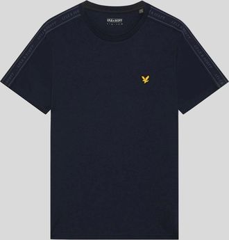 Lyle & Scott Lyle And Scott Mens Sports Jacquard Tape T-Shirt - Size: 34