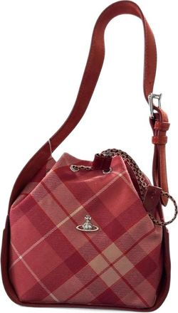 Vivienne Westwood Orb-plaque Tartan Shoulder Bag