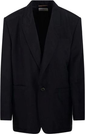 Saint Laurent Jassen, Dames, Grijs, M, Blazers
