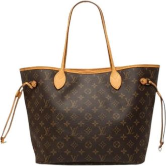 Louis Vuitton Pre-owned Monogram Canvas Pouch Tote - Dames - Vintage Shopper - Bruin - ONE Size - Vintage