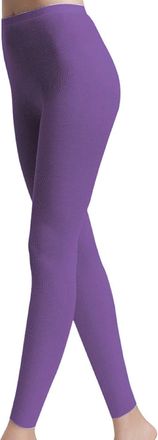 Palm Lights Ladies/Womens Warmth Generation Lightweight Thermal Long Jane Leggings (Medium-10, Purple)