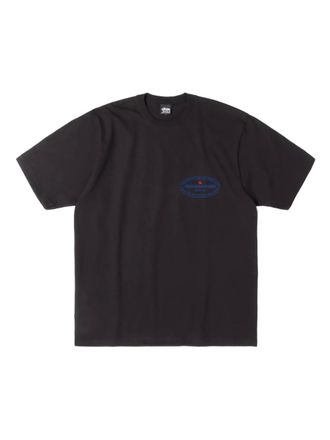Stüssy crew-neck printed T-shirt - Nero