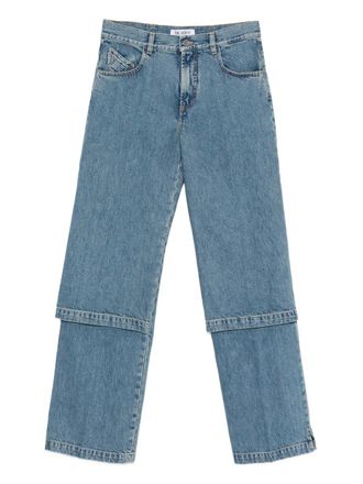 The Attico Jeans met vijf zakken - Blauw