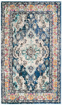 Safavieh Alfombra azul marino/azul 122 x 170 cm