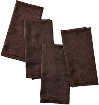 Amity Home Herringbone Set Of 4 Napkins
