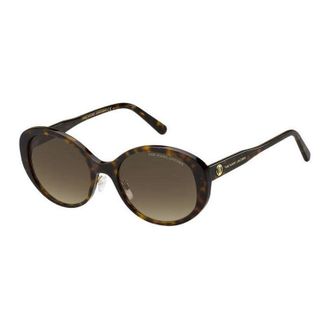 Marc Jacobs Round Havana Frame Sunglasses - Brown