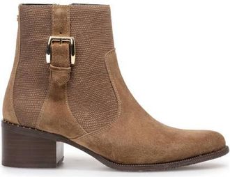 Floris Van Bommel Evi 05.03 Evi 05.00 suède enkellaarzen taupe