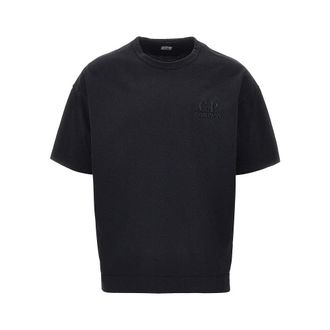 C.P. Company Cotton jersey T-shirt with logo embroidery Man XL