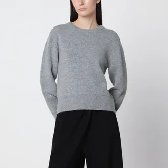 Extreme Cashmere Maglione Jeanne grigio in cashmere