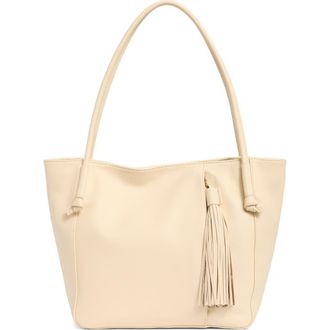 Hobo Endure Leather Tote in Cream at Nordstrom Rack
