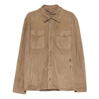 Canali Hombre, Chaquetas, Beige, Talla: L