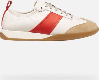 Geox Scarpe Maryemy Donna Grigio Chiaro/corallo