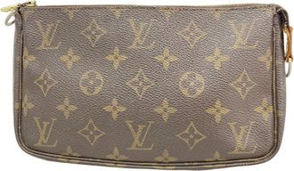 Louis Vuitton Brown Pouch (Pre-Owned)