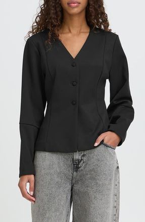 Ichi Ihkate Neo Blazer in Black at Nordstrom, Size Xx-Large