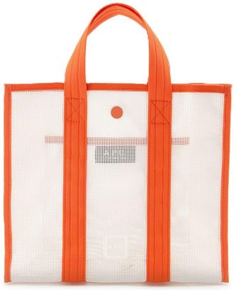 A.P.C. Womens Pvc Mesh Tote Orange